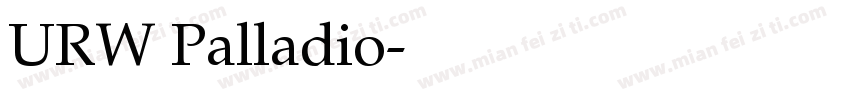 URW Palladio字体转换